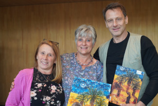 v.l.n.r. Sonja Merz, Petra Groth, Hendrik Duryn