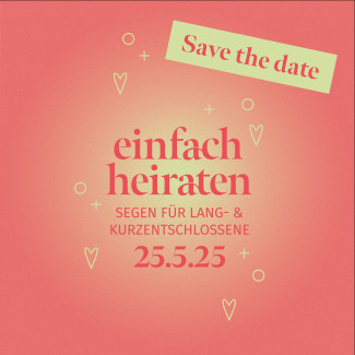 save the date - einfach heiraten