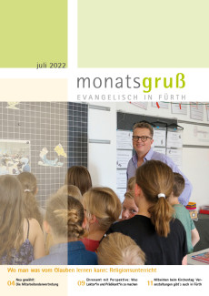 Titelbild Monatsgruß Ausgabe Juli 2022